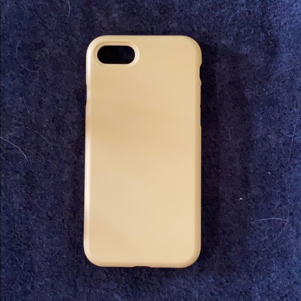 Pastel yellow iphone 7/8 silicon case